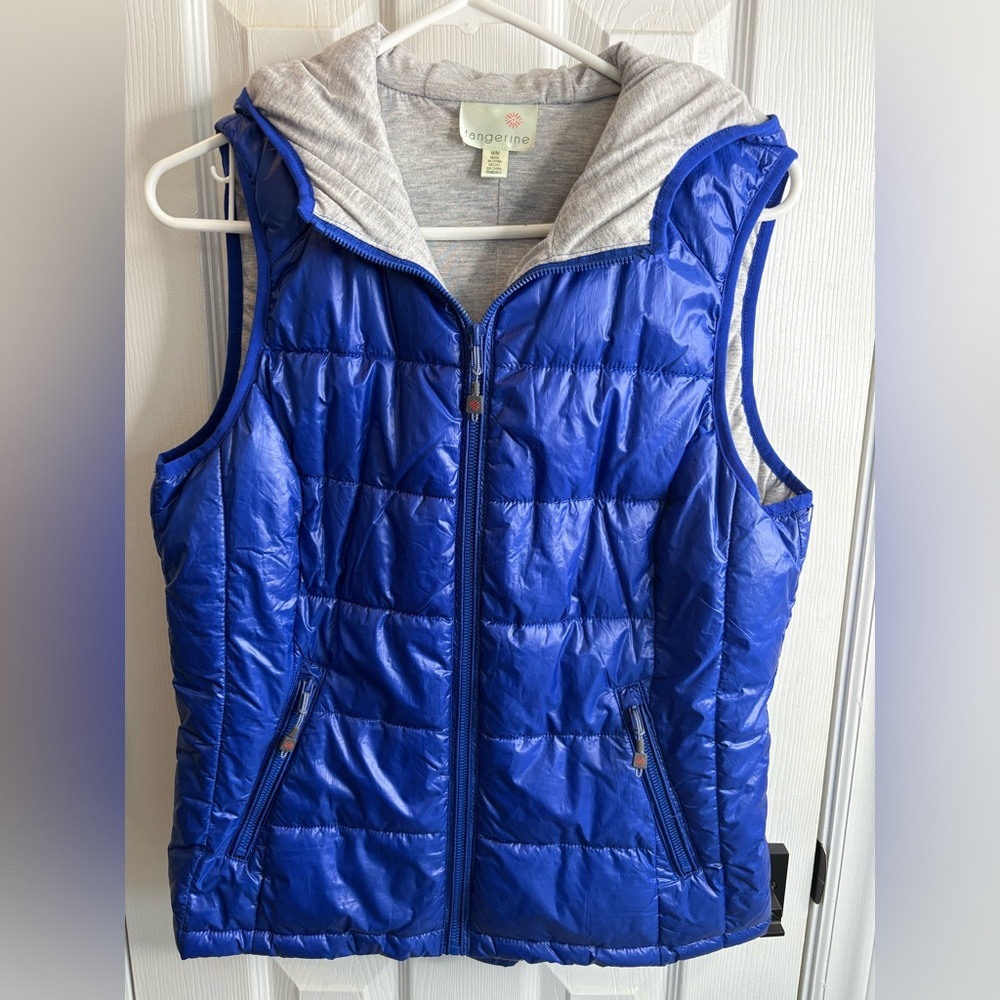 Tangerine Puffer Vest Sz M